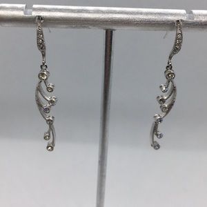 Napier Pave Drop Earrings